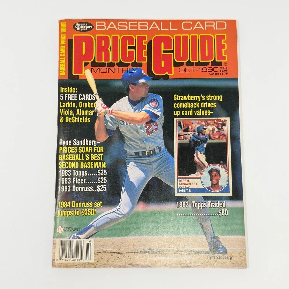 Sports Collectors Digest Price Guide Magazine Lot Cards Intact 1990s 5 Issues